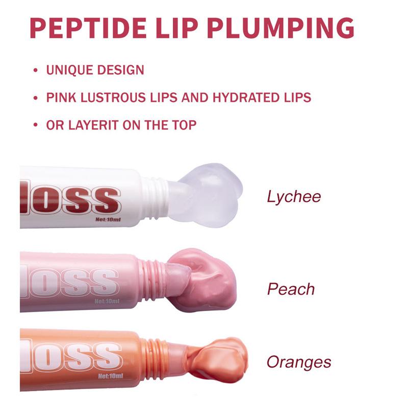 Nawilżający błyszczyk do ust, woda, światło, przezroczysty, lustrzany olejek do ust