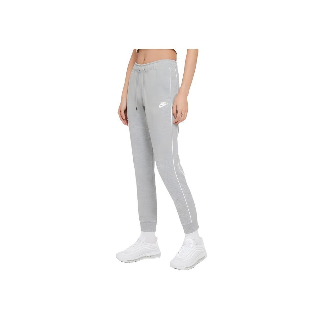 Nike Logo Print Drawstring Joggers Women Bottoms Grey CZ8340-063
