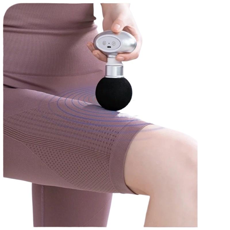 Mini Wireless Massage Gun, Thigh+chest+hip+shoulder and Neck,muscle Relaxation, Six Level Adjustment, Vibrating Fitness Massager