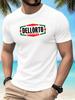 Unisex Lässiges Gemustertes Bedrucktes Rundhals Kurzarm T-Shirt Lässiges Sport- und Fitness-T-Shirt Modisch Vielseitig