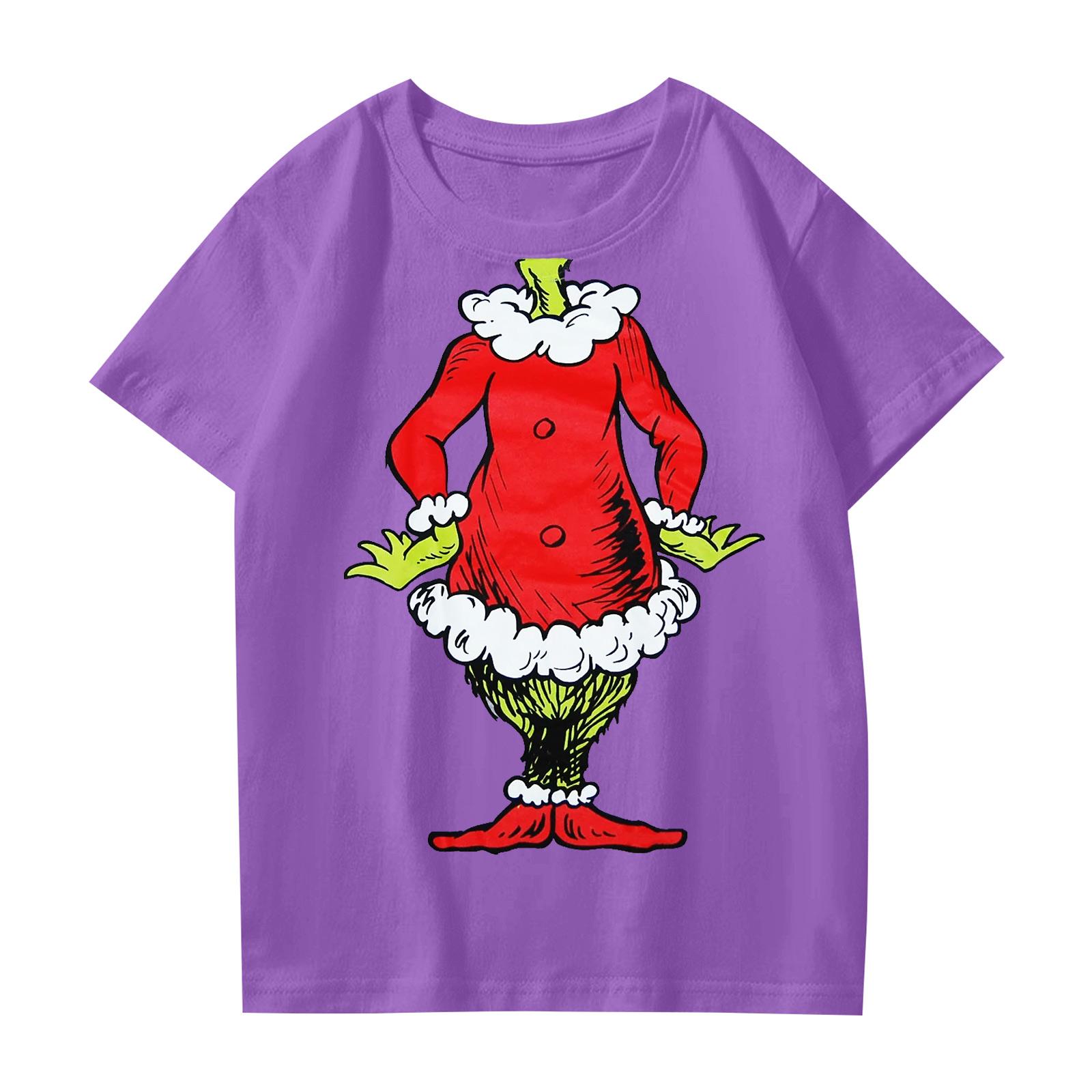 

Модная рабочая одежда с коротким рукавом и круглым вырезом, принтованные топы для женщин, летние топы L фиолетовый