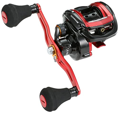 AbuGarcia REDMAX Fune 3 Right-Handed Boat Fishing Reel with Double Handles and High Gear, Baitcasting Reel