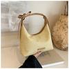 Retro fabric feminine bag niche shoulder bag casual patchwork versatile square crossbody bag  trend new