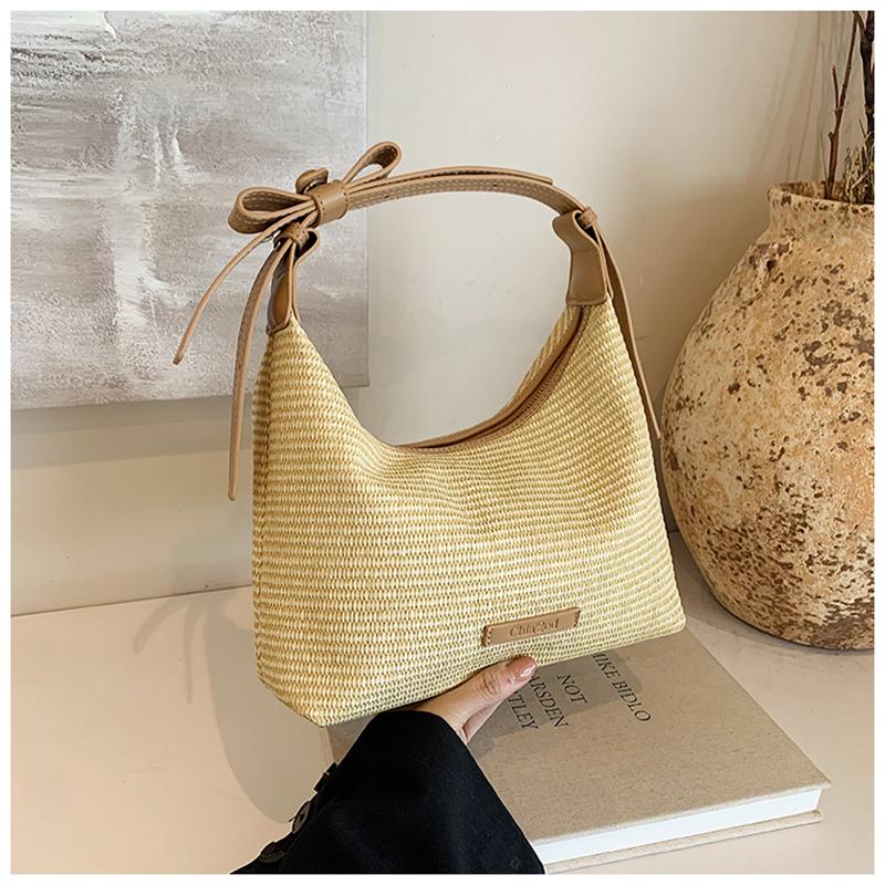 Retro Fabric Feminine Bag Niche Shoulder Bag Casual Patchwork Versatile Square Crossbody Bag  Trend New