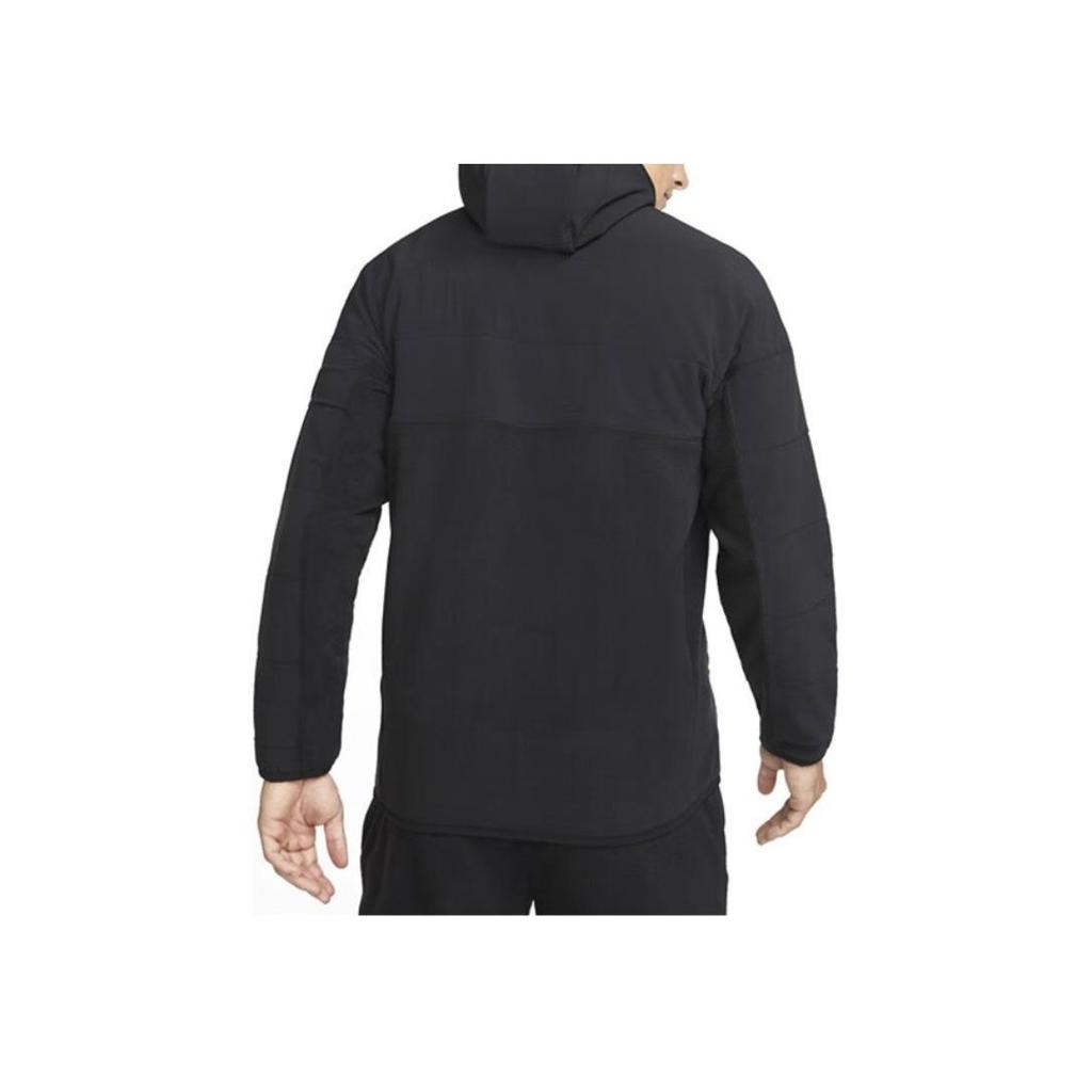 Nike Einfarbig mit Logo-Print Reißverschluss Kapuzenjacke Herrenjacken Schwarz DD2128-010