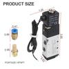 Pilot-operated Design DC24V Valve Easy To Install Pressure Range 0-0.8 MPa For Quick Control Efficient Air Flow Control Valve