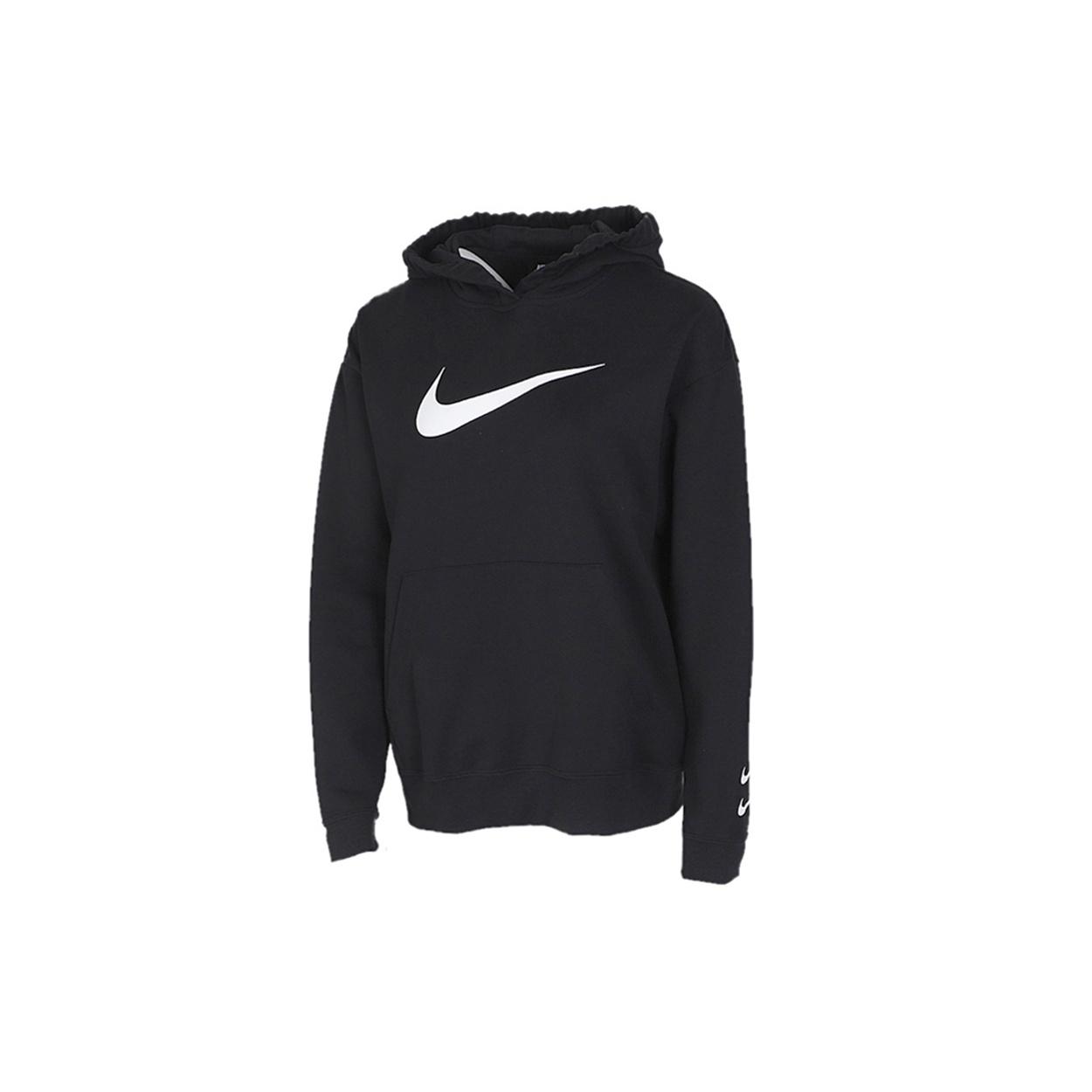 (WMNS) Nike Womens Swoosh French Terry Hoodie Black Women s CJ3762-010 M