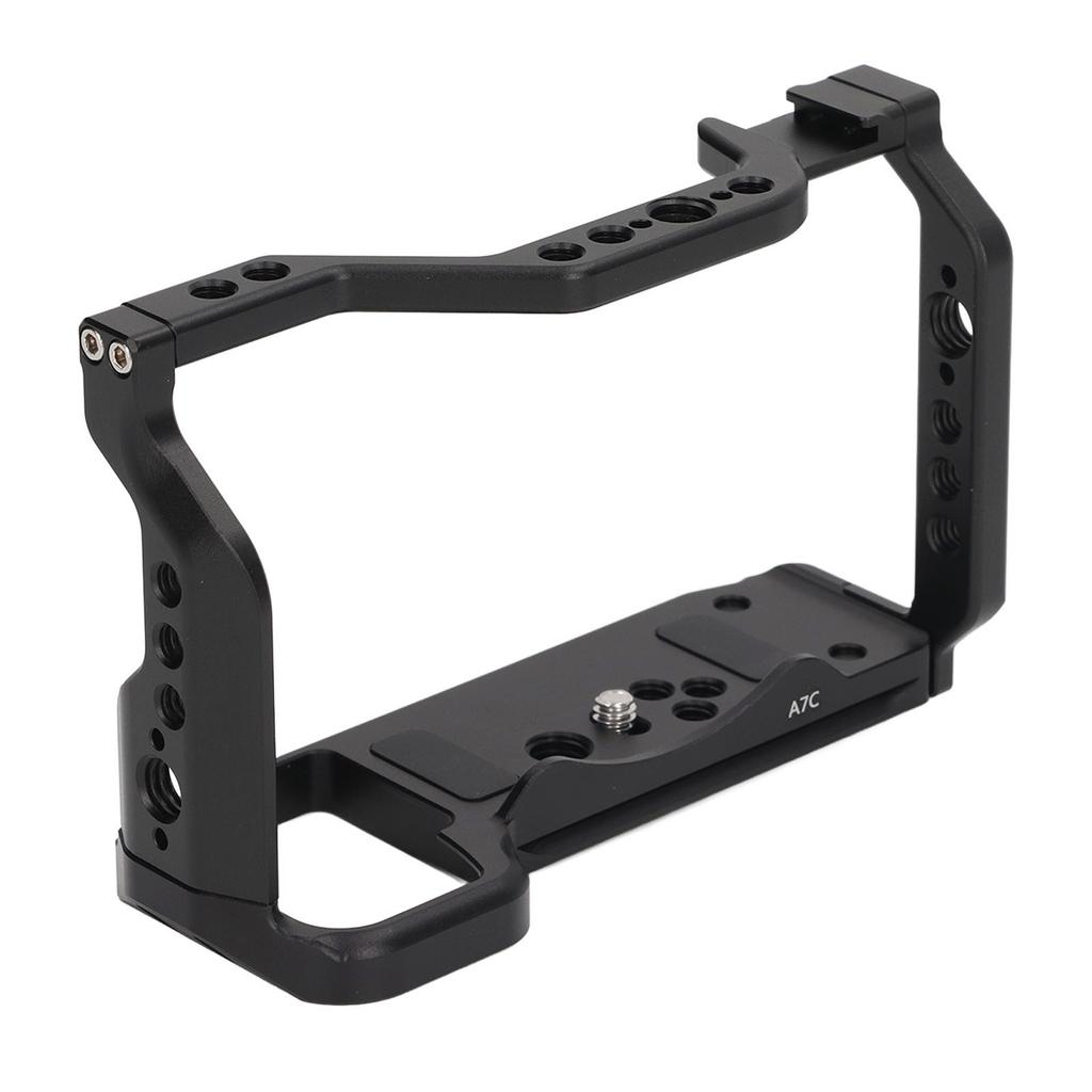 Aluminum Alloy Camera Cage Full Camera Cage with 14 Inch Screw Hole for A7C Camera AF386