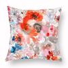 Spring Watercolor Floral Pillowcase Pink Rose Decorative  Sofa Living Room Bed  Home