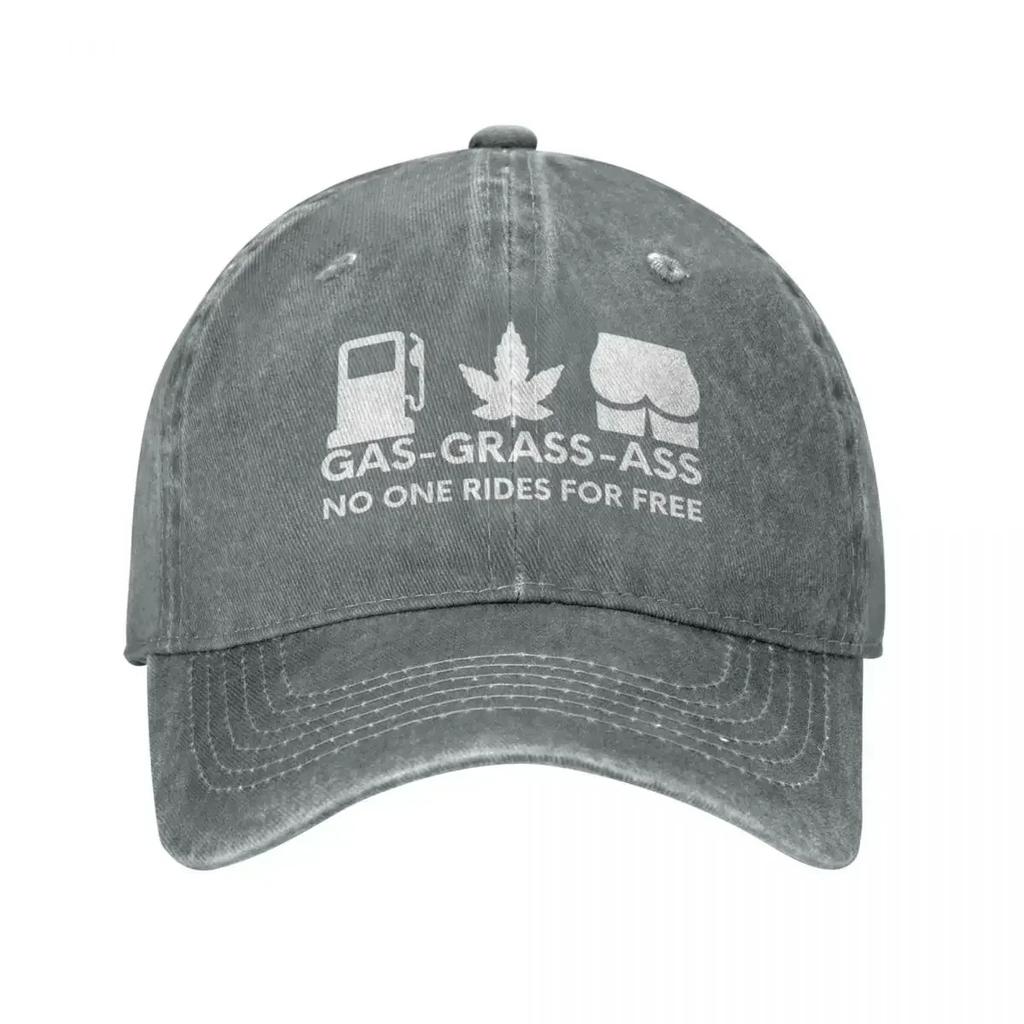 Gas Grass Ass Bumper Pack Baseball Cap Snap Back Hat Fluffy Hat Hat Men Women'S