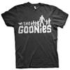 The Goonies Logo Group Shadows  Film Unisexs T Shirt Black Vintage Washed Graphic Breathable Homme Stylish