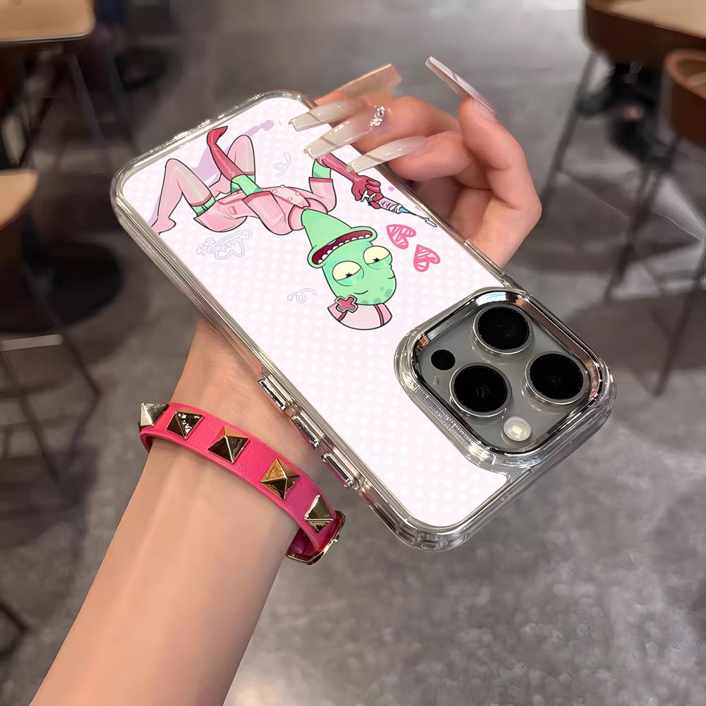 Cartoon S-Solar OppositesES Phone Case For IPhone 17 Air 16 15 14 13 12 11 Pro Pro Max Plus Transparent Soft Cover