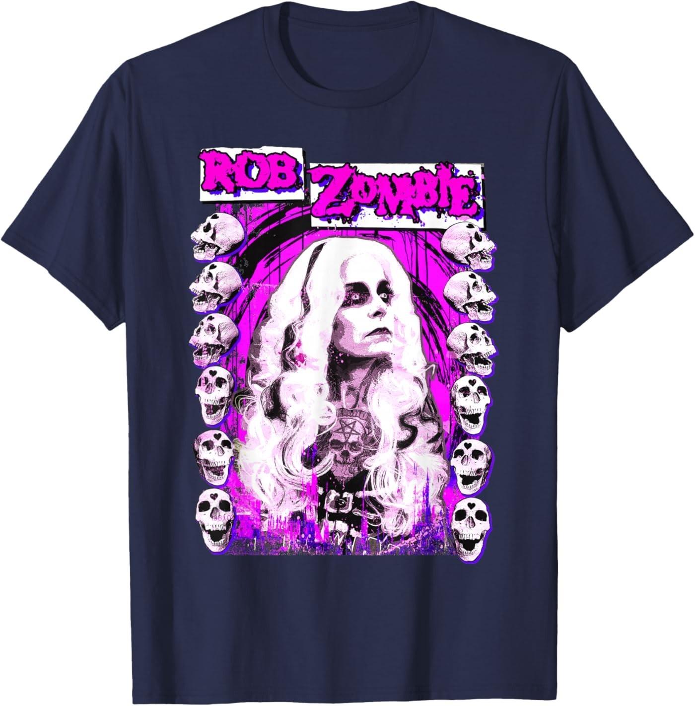Rob Zombie Sheri Sanity Navy T-Shirt S разноцветный