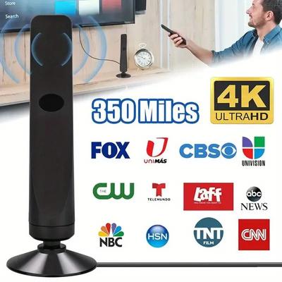 4K1080P HD Hexagonal TV Antenna - Powerful Signal Amplifier, Ultra Clear, For Smart/Old TV - Long Range, Wide Compatibility