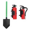 RC Car Fire Extinguisher Shovel Professional Fun Innovative RC Crawler Simulation Decoration for 1 10 RC Car Red
