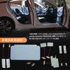 Zealsun 200 Series Hiace LED Room Lamp Hiace 200 Super GL Exclusive Interior Genuine Easy No Modification 200 Custom Interior LED Set Set, White,