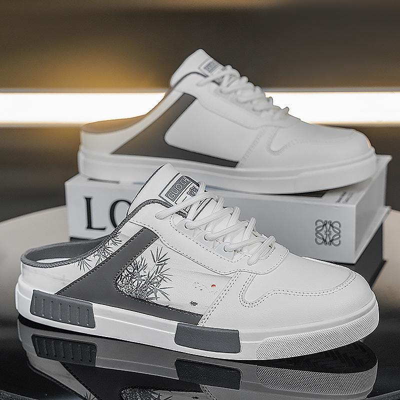 Fashion Big Size 47 Luxury Men Half Slippers Sandals Comfortable Casual Shoes Men Fashion Sneakers Anime Men Slippers Slides Footwear