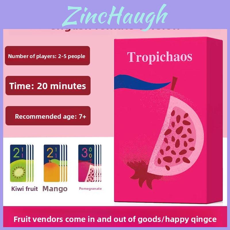 Tropichaos Card Game For 2 To 5 Players With Fun Play And Easy Rules