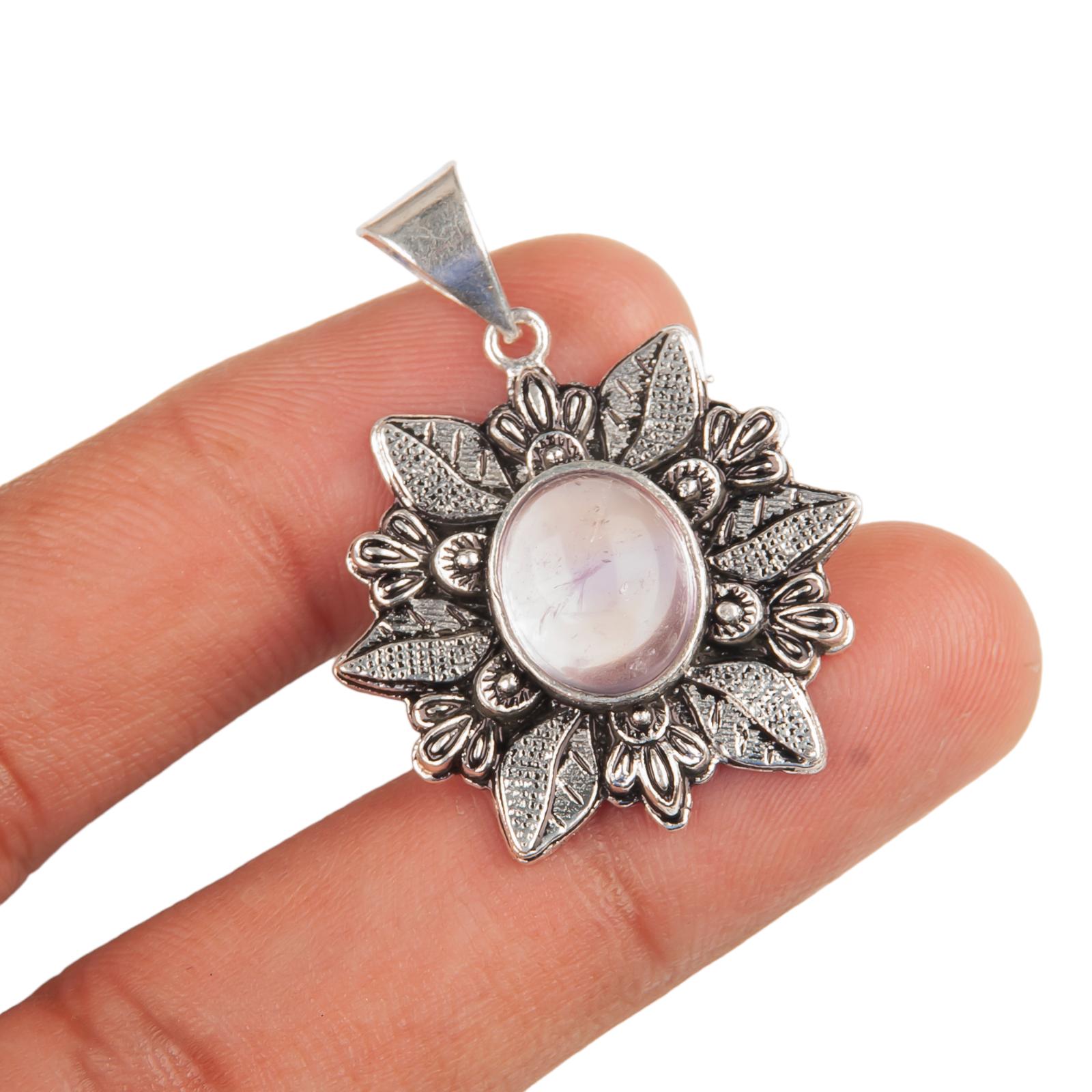 

Натуральный Аметрин Драгоценный Камень 925 Стерлинговое Серебро Ювелирные Изделия Ручной Работы Подвеска 1,45 CP-14-17