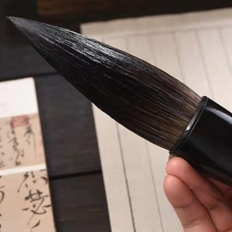 Professional Oversized Calligraphy Brush Goat Hair for Couplets Fu Character Writing