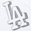 New MLB Set-in Sleeve T-Shirt Unisex White 3ATSB0534-07WHS