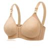 Large Size Sexy Thin Breathable Bra Women's Jacquard Under Wear Bra Front Buckle Bra