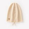 Autumn and winter new skin-friendly cashmere drawstring soft waxy knitted warm cashmere cap is in stock in large quantities