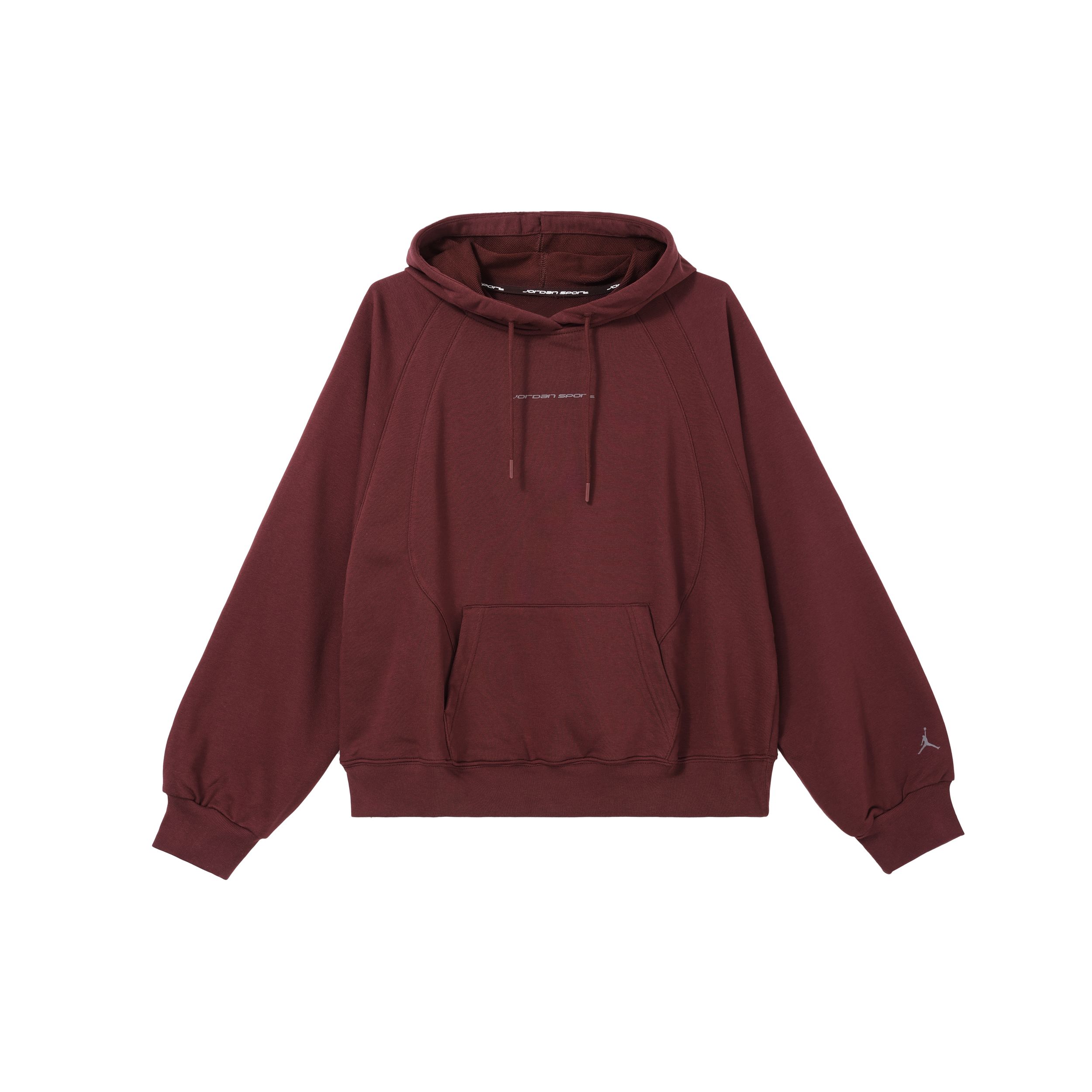 

Jordan Solid Color Casual Loose Hoodie Long Sleeve Sweatshirt Women Tops Burgundy FN5126-681 XL