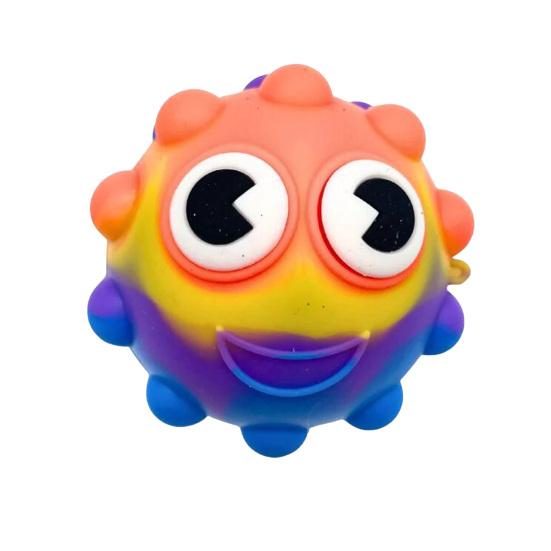 Popping Eye Expression Ball Toy Stress Relief Push Bubble Ball Squeeze Toy Decompression Stress Ball Fidget Toy