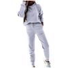 Women's Fleece Hoodies Two Piece Set 2021  Winter  Sweatshirts Pants Sets Female Casual Sports Tracksuits