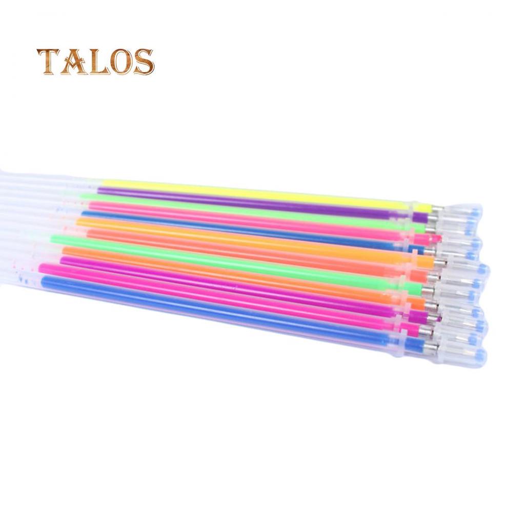 Talos 12/24/36/48 Flash Gel Pen Reumple culori Desen Papetărie de birou Craft Marker