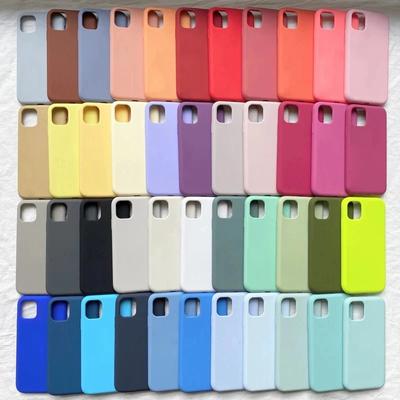 Silicone Case For iPhone 13 12 14 11 Pro Max Cases For Apple iPhone 13 12 11 14 Pro Case Full Cover Coque
