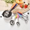 Juego de Tazas y Cucharas Medidoras de Acero Inoxidable 5/10 Piezas Apilables Cucharadas Cucharas Medidoras Herramientas Medidoras de Cocina para Té Café
