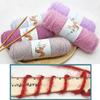 DIY Hand-knitted Soft Scarf Baby Yarn Knitting Wool Texture Yarn Cotton Yarn Chunky Crochet