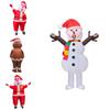 Aufblasbares Erwachsenenkostüm Weihnachtsmann Schneemann Lebkuchenmann für Cosplay- und Halloween-Partys
