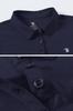 [Gopune] Women's Short-Sleeve Polo Shirt, Sweat-Wicking Quick-Dry Breathable UV-Cut, Stretch Collared Top for Golf Tennis Sports Casual (Navy, 2L)