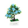 Artificial Potted Rose Plant With Durable Plastic Foam For Home Decor And Gifts