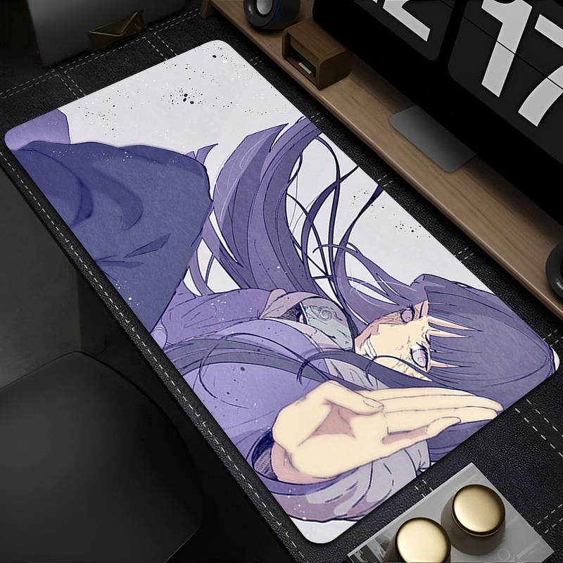 Mouse Pad Naruto Hyuuga Hinata Larger XXL Speed Mini Pc Computer Keyboard Desk Mat Laptop Gaming Accessories HD Mousepad