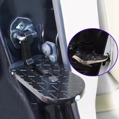 Autopřídavný pedál Auto dveřní západka Hák Nožní pedál Hliníková slitina Univerzální střešní nosiče do auta Příslušenství pro prodloužení schodů