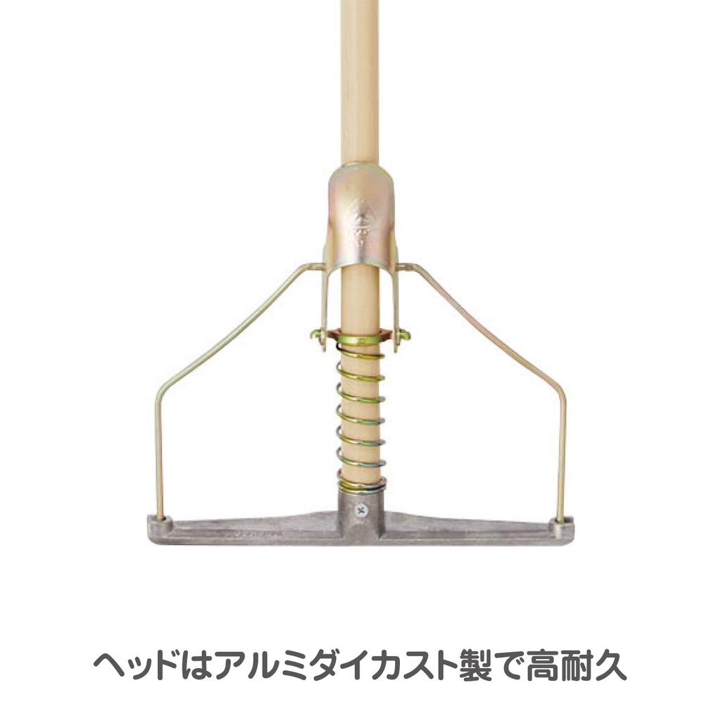 Yamazaki Sangyo SW Floor Wet Mop 24 x x Spring Made in Beige Mop, #8, 127.5 2.8 cm, Mop, Japan, 188086,