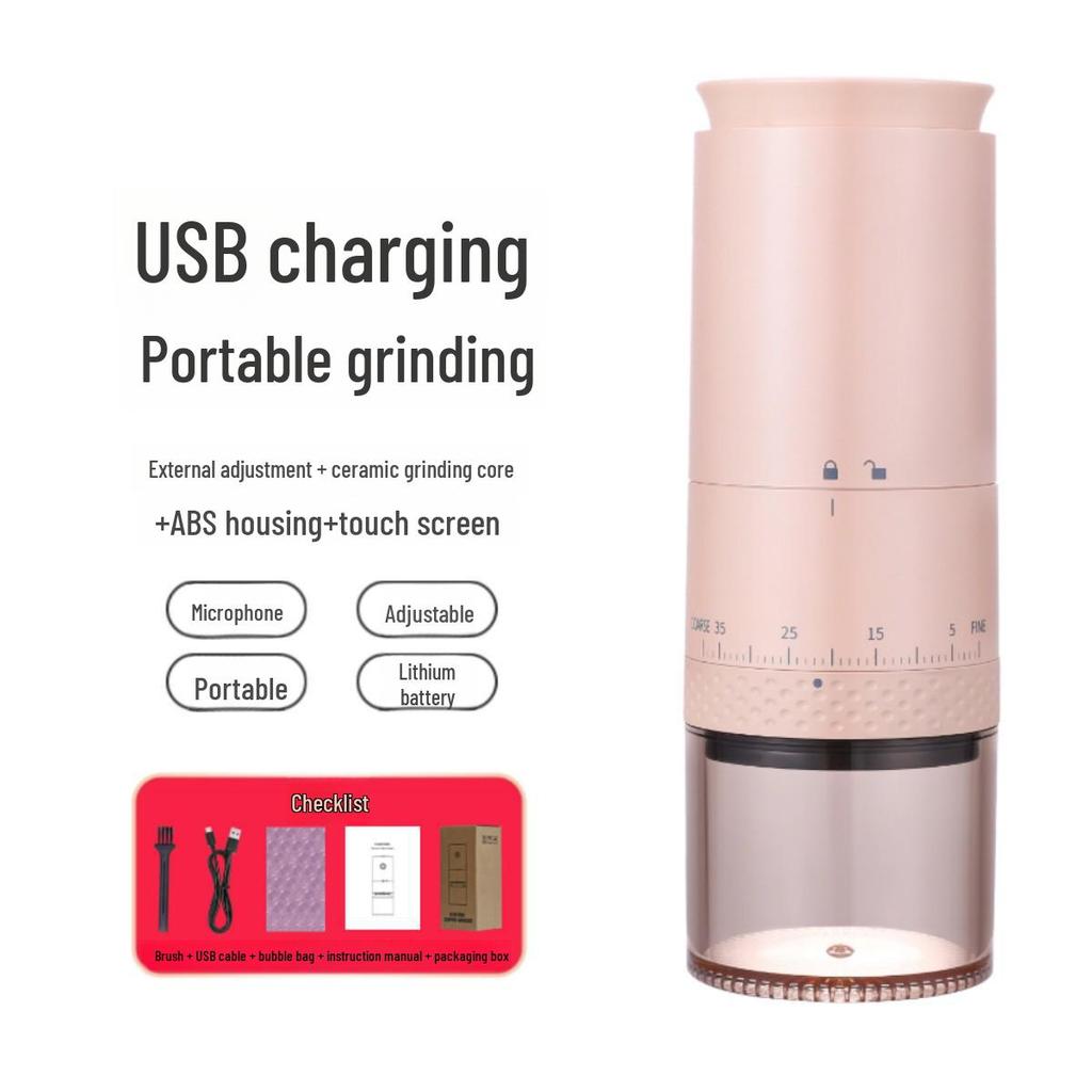 Portable Coffee Bean Grinder - USB Charging