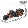 Creative Series Motorcycle Model MOC Building Blocks Game Anime Movie Series Action Figure Vehicle Assembly Bricks Toys For Kids