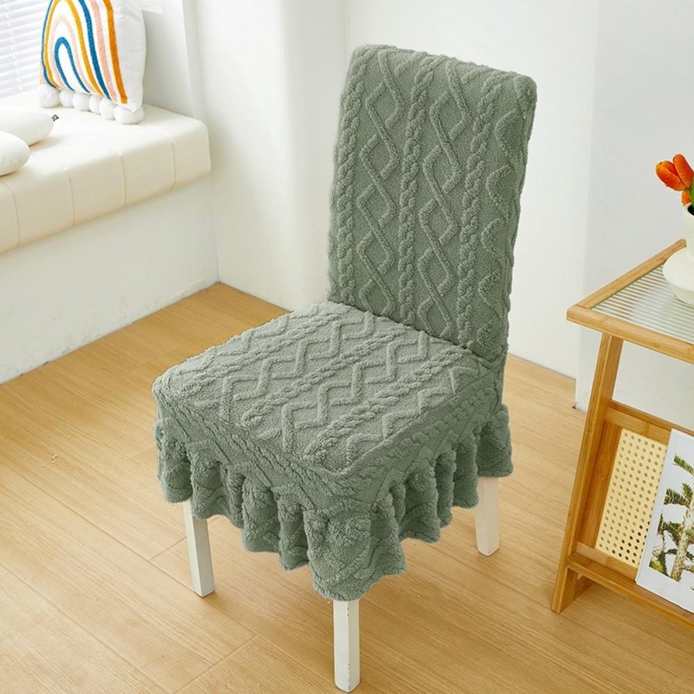 Fashion Dining Chair Cover Elastic Spandex Solid Color Stretch Chair Cover Slipcover High Back Kitchen Chair Cover Kitchen 2590₽