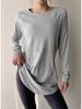 Women's Long Sleeve Yoga & Running T-Shirt with Slimming Fit & Breathable Back