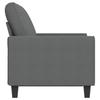 Vidaxl 2-Seater Sofa, Dark Grey, 120 Cm, Upholstered In Fabric
