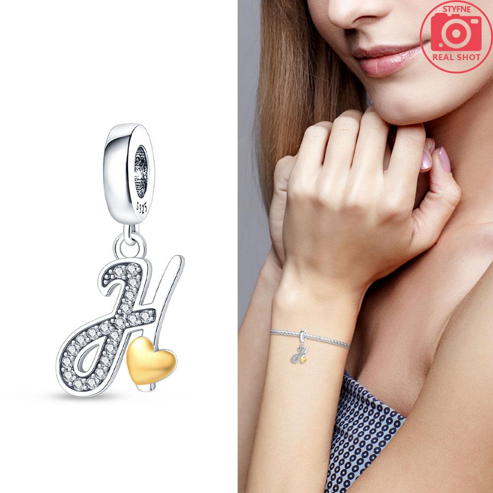 26-Letter Charm Pendant Copper Colors For Charms Copper Colors Original Bracelet For Jewelry Making