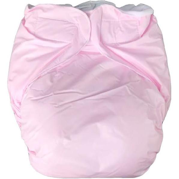 Взрослый Ребенок Сисси Недержание AIO ПВХ Подгузники (Нежно-розовый, M-L) L-2X-Large детские розовый