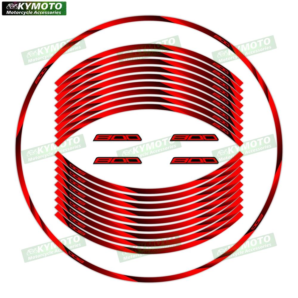 For Z800 Z 800 motorcycle accessories 17 inch front and rear wheel stickers fairing modified reflective stickers decoration
