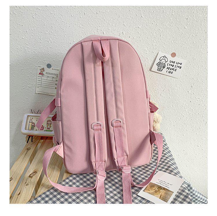 Stylish Large Capacity Korean Ulzzang Cartoon Backpack for Teen Girls