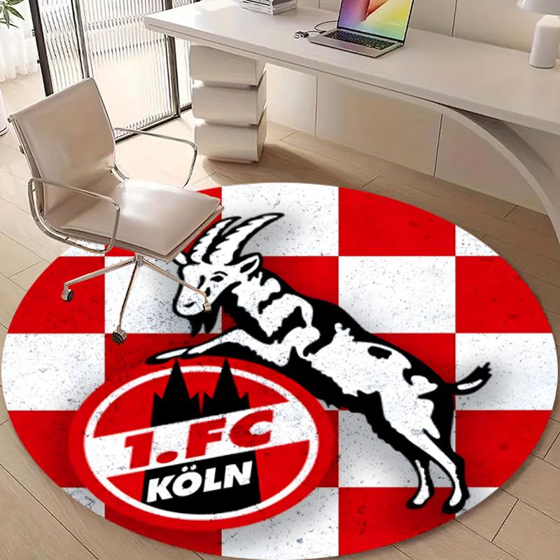 Personalized 1.FC Kaiserslautern Round Chair Office Rug - Perfect for Mat, Office Chair & More - Ideal Gift for Birthdays and Holidays